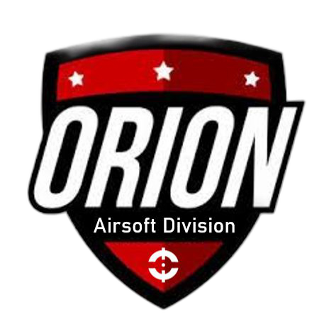 airsoft logo airsoft club shield with 3 stars and small crosshair